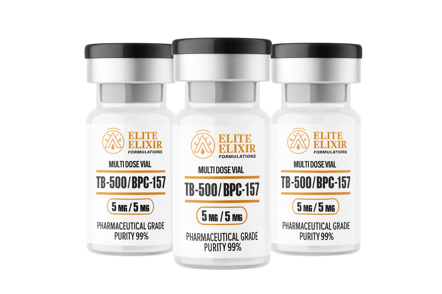 TB-500 / BPC-157 Peptide Blend – 3 Pack (5mg/5mg Each)