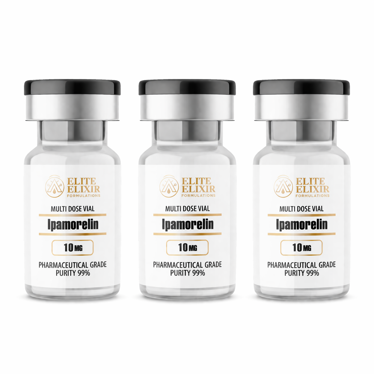 Ipamorelin 10mg Vial - 3 Pack