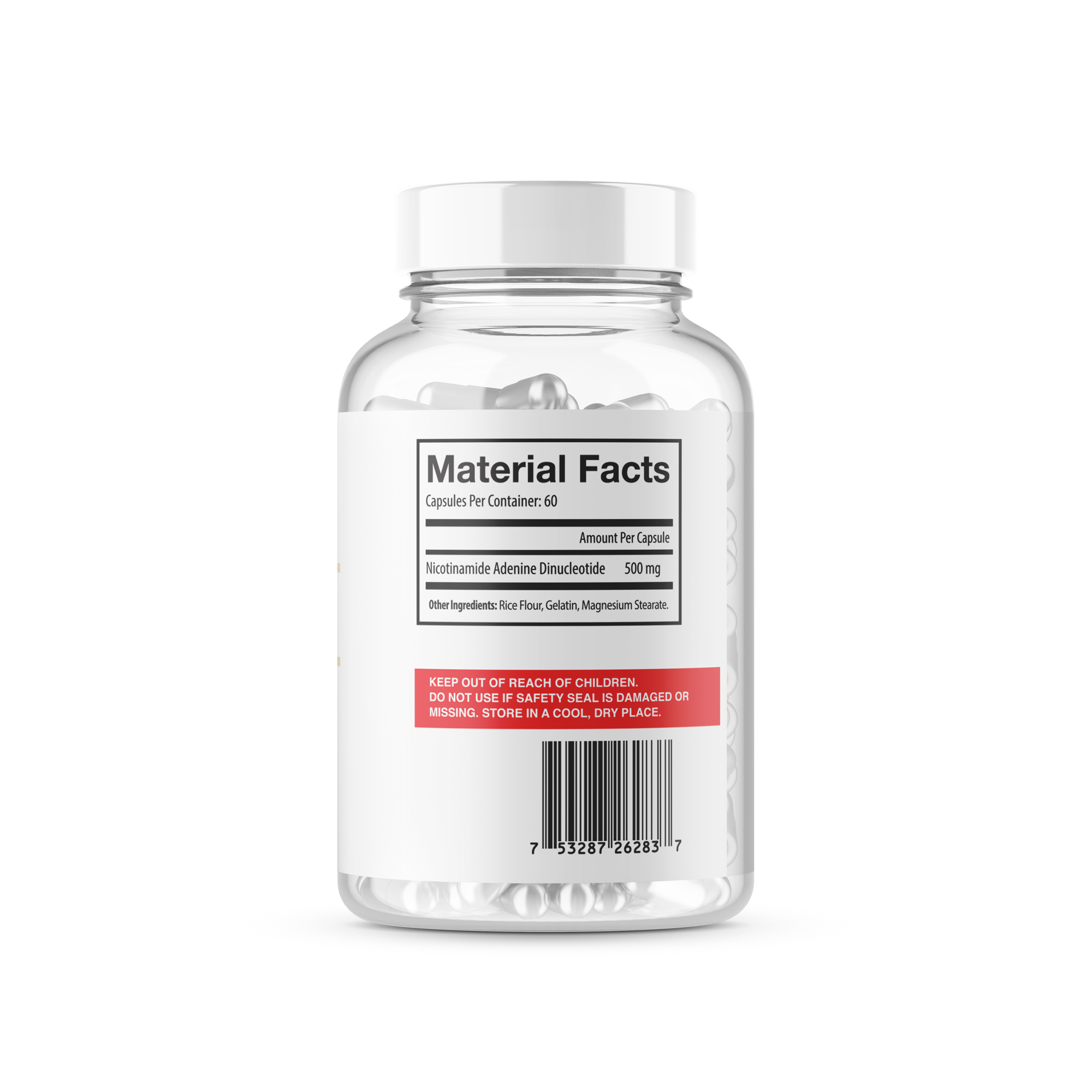 NAD+ 500mg Capsules (60 ct)